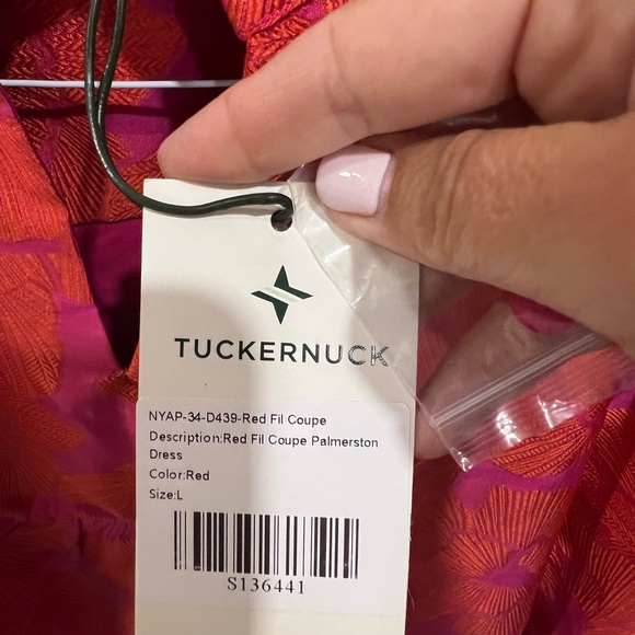 Tuckernuck Red Fil Coupe Palmerston Dress - Picture 6 of 6